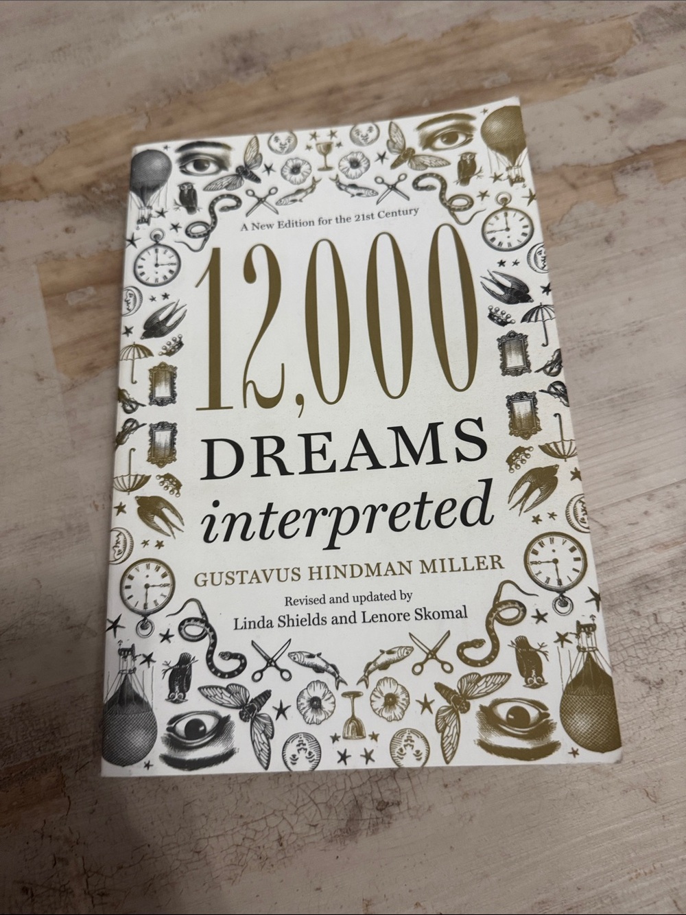 12,000 Dreams Interpreted Hardcover — White & Gold Cover